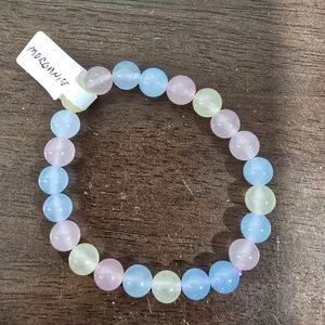 Morganite Crystal Bracelet